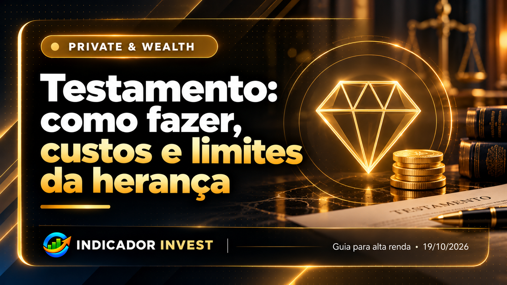 Testamento: como fazer, custos e limites da herança